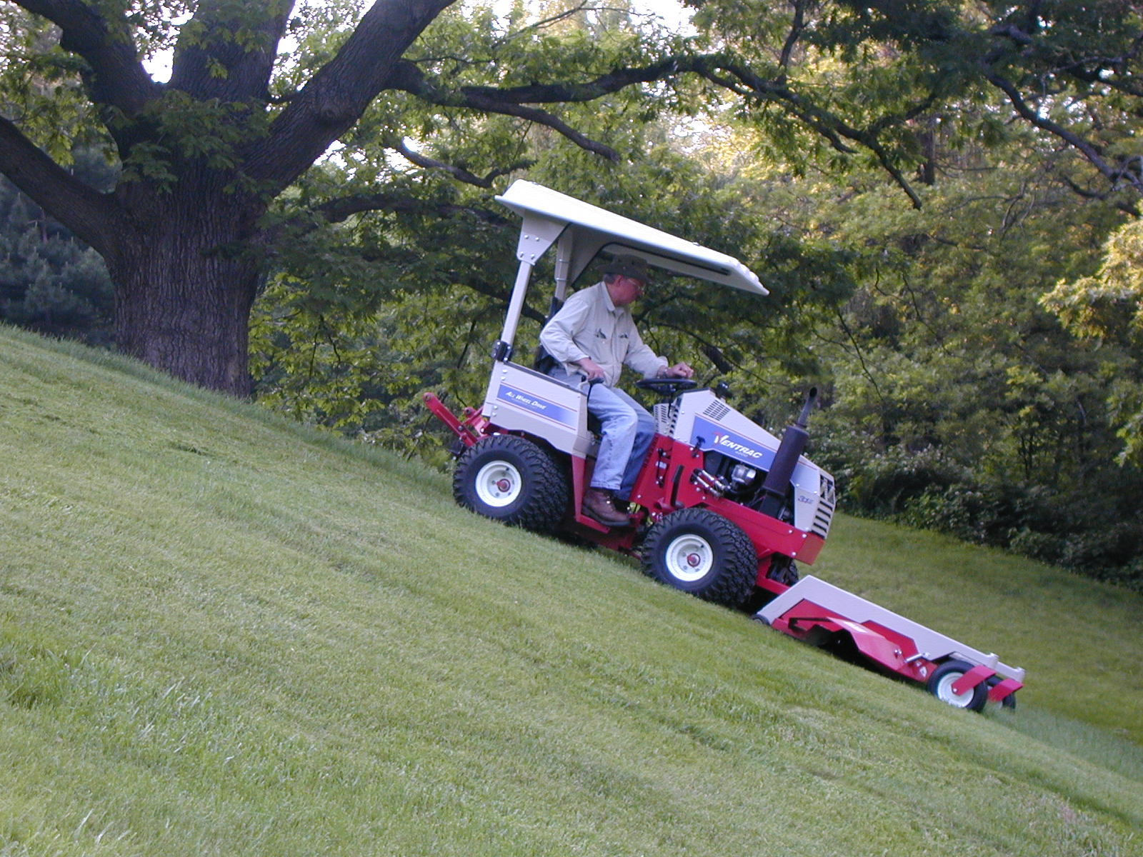 Ventrac slope mowing slope mower