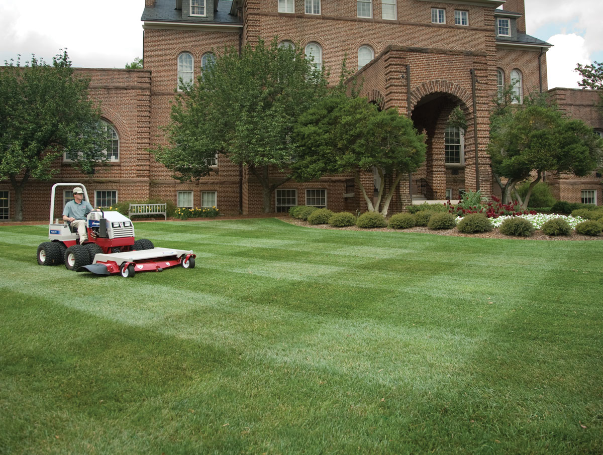 Quality Finish Mower Striping Pattern