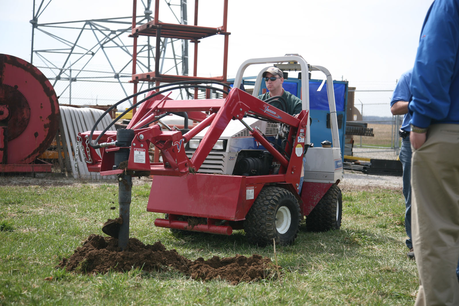 SM10_8253 Ventrac post hole digger attachment